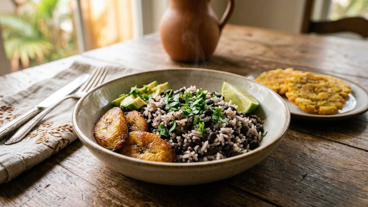 Cuban Black Beans and Rice