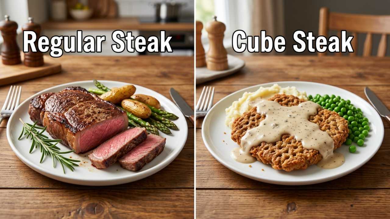 Cube Steak vs. Regular Steak